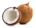 Coconut isolated Royalty Free Stock Photo