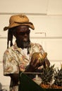 Coconut juice seller