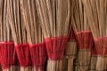 Coconut leaf broom Royalty Free Stock Photo