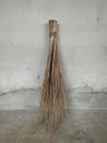 Coconut leaf stick broom, India Royalty Free Stock Photo