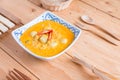Coconut milk Curry fish and fish ball with thai rice noodle Royalty Free Stock Photo