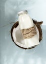 Coconut milk, lactose free product, healthy food ingredient