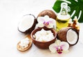 Coconut natural spa ingredients