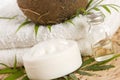 Coconut oil for alternative therapy Royalty Free Stock Photo