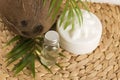 Coconut oil for alternative therapy Royalty Free Stock Photo