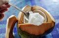 Coconut pudding