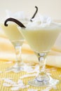 Coconut pudding dessert Royalty Free Stock Photo
