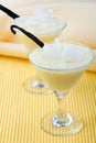Coconut pudding dessert Royalty Free Stock Photo