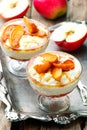 Coconut Rice Pudding with Caramelized Apples