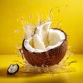 Coconut smash , a delicious and refreshing tropical drink that embodies the taste of summer.