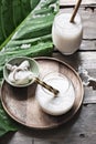 Coconut SmoothieCoconut Smoothie from fresh Coconut water and young Coconut meat