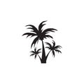 Coconut tree icon logo design vector template Royalty Free Stock Photo