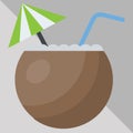 Coconut Vector Icon