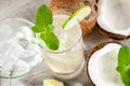 Coconut water drink Royalty Free Stock Photo