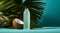 Coconut Water Product Photography With Retro Aesthetics
