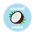 Coconut water symbol