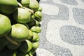 Coconuts Ipanema Sidewalk Rio de Janeiro Brazil