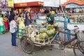 Coconuts for sale near the New Market, Kolkata, India