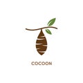 Cocoon illustration Royalty Free Stock Photo