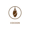 Cocoon illustration Royalty Free Stock Photo