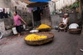 Cocoons of the silk worm was used in Vietnam Royalty Free Stock Photo