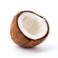 Cocos on a white Royalty Free Stock Photo