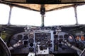 Cockpit of Douglas C-47 Skytrain