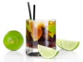 Coctail Cuba Libre Royalty Free Stock Photo