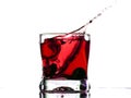 Coctail drink splash Royalty Free Stock Photo