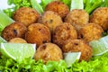 cod dumpling, salt cod fritters, bunuelos de bacalao. Brazilian snack \