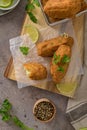 Cod dumplings or bolinhos de bacalhau