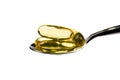 Cod Liver Oil Tablets Royalty Free Stock Photo