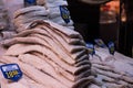 Cod in salt piled up on sale.