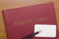 Code of Arbitration Royalty Free Stock Photo