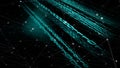 Binary lines exploring abstract world of connected data transmission and cyber security through machine learning and artificial Royalty Free Stock Photo
