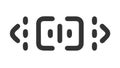 Code Brackets Icon for Programming Data Security, vector design Generative AI Royalty Free Stock Photo