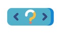 Code Brackets with Question Mark Icon for Programming Queries, vector design Generative AI Royalty Free Stock Photo