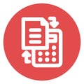 Code, coding bold vector icon which can be easily modified or edited Royalty Free Stock Photo