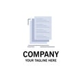 Code, coding, compile, files, list Flat Color Icon Vector