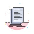 Code, coding, compile, files, list Flat Color Icon Vector