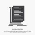 Code, coding, compile, files, list Icon. glyph vector gray symbol for UI and UX, website or mobile application Royalty Free Stock Photo