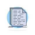 Code, coding, doc, programming, script Flat Color Icon Vector Royalty Free Stock Photo