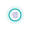 Code, coding, file, programming, script Glyph Icon. Vector isolated illustration Royalty Free Stock Photo