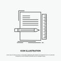 Code, coding, file, programming, script Icon. Line vector gray symbol for UI and UX, website or mobile application Royalty Free Stock Photo