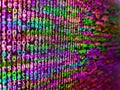 Code on dark background. Computer programming source code. Programming code abstract screen of software developer. Shallow depth Royalty Free Stock Photo
