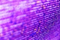 Code on dark background. Information technology website coding standards for web design. Future technology creation process. Royalty Free Stock Photo