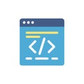 Code Development Icon Design