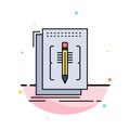 Code, edit, editor, language, program Flat Color Icon Vector