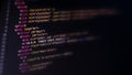 Code, HTML, php web programming source code. Abstract code background.Computer Code HTML.Programming code background, software Royalty Free Stock Photo