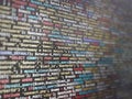 Code, HTML, php web programming source code. Royalty Free Stock Photo